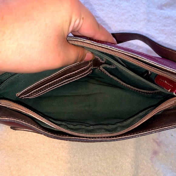 Red and Gray Liz Claiborne Purse - Picture 9 of 11